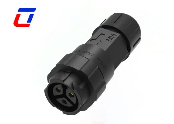 Connecteur d'alimentation étanche 3 broches M16 10A 300V Connecteurs circulaires fil à fil