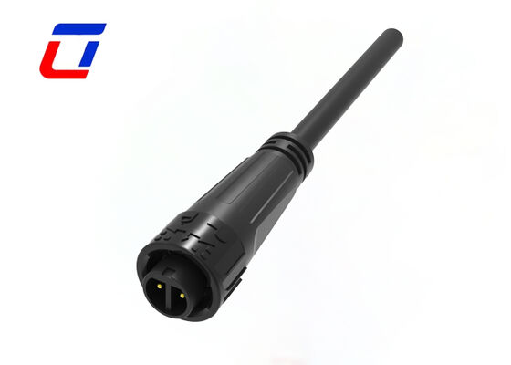 Connecteur étanche M16 IP67 2 broches 10A UL avec verrouillage rapide