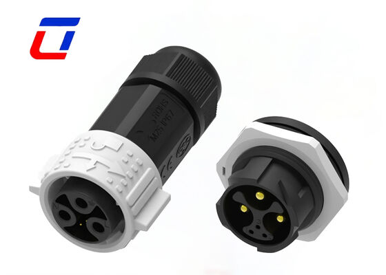 M25 15A+5A Connecteurs circulaires à plusieurs broches 3+3 broches à verrouillage rapide