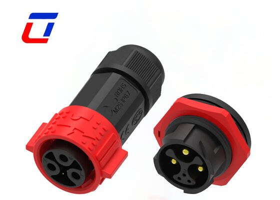 M25 15A+5A Connecteurs circulaires à plusieurs broches 3+3 broches à verrouillage rapide