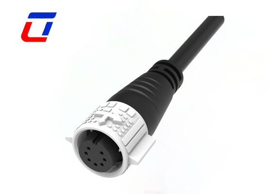 High-Temperature Resistant Plastic 300V Waterproof Molded Wire Connectors Data Connector M19