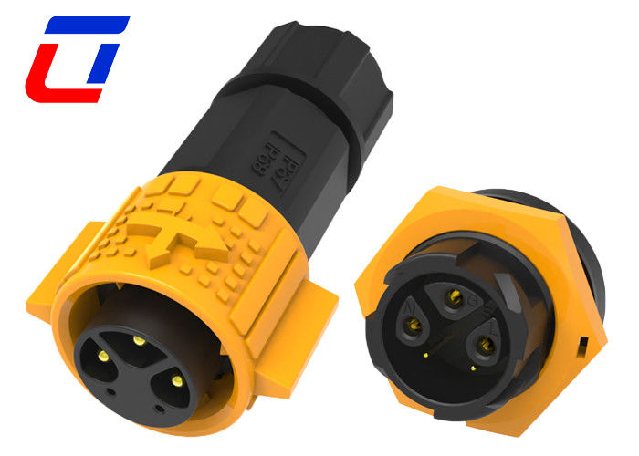 Connecteur étanche IP67 3+2 Pin M19 avec verrouillage
