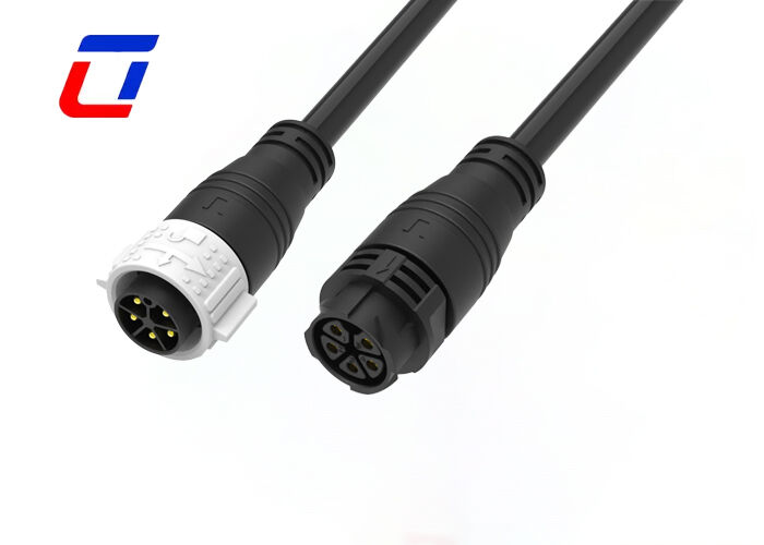 5 broches de puissance industrielle étanche à l'eau 300V M25 câble de verrouillage masculin à connecteur féminin