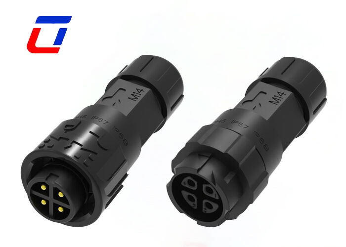 10A M16 4 Pin Male To Female Connector Good Quality IP67 Waterproof Power Connector