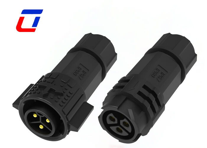 20A M19 3 broches connecteur mâle à femelle connecteurs électriques circulaires en plastique PA66 IP67