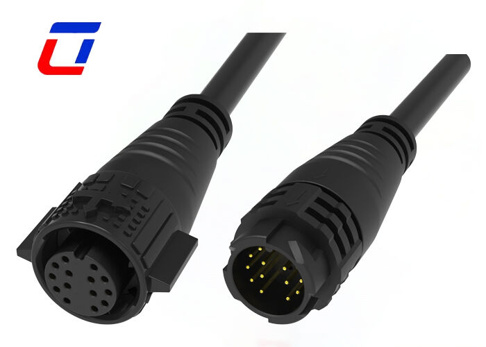 PA66 M19 14 broches IP67 connecteur étanche à l'eau 300V