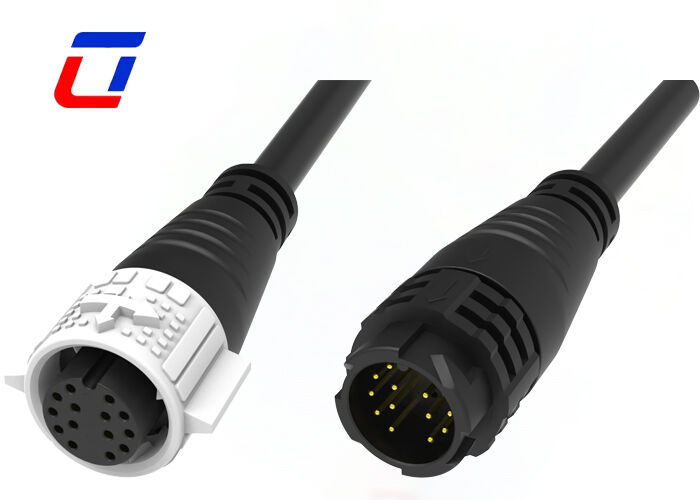 M19 14 broches connecteur de données imperméable à l'eau 300V ODM Quick Lock CE Obtenir connecteur mâle femelle