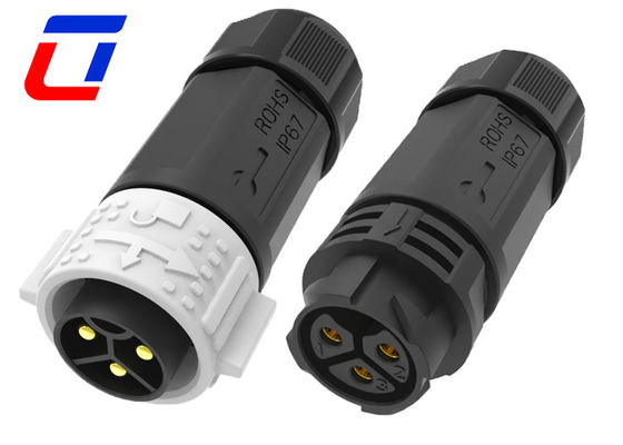 30A 3 broches 600V connecteur de fil à décharge rapide circulaire
