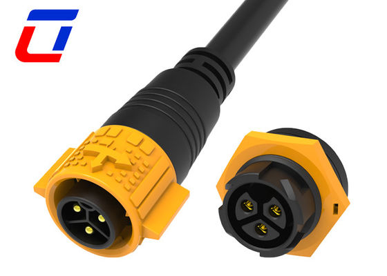 Connecteur de câble étanche à 3 cœurs 20A M19 mâle femelle 3 broches